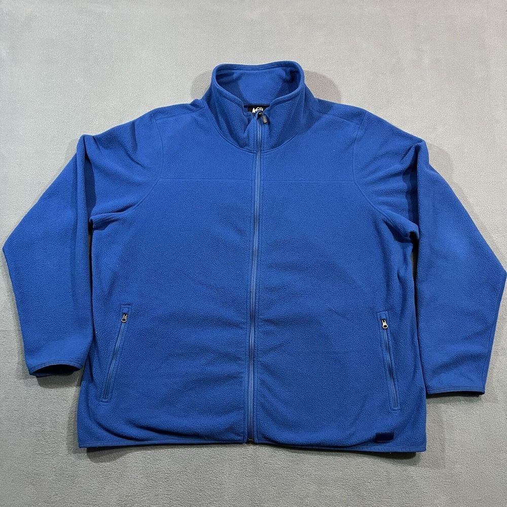 REI Co-op Sweater Jacket Womens 3XL Blue Groundbreaker Fleece 2.0 Outdoors‎